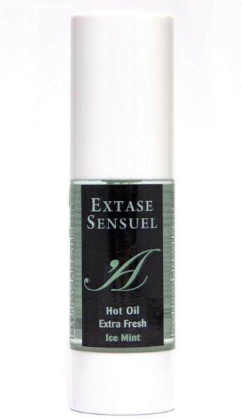 Extase Sensuel - hűsítő-melegítő masszázsolaj - menta (30ml)