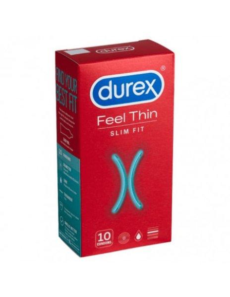 Durex Feel Thin Slim Fit - élethű érzés óvszer (10db)