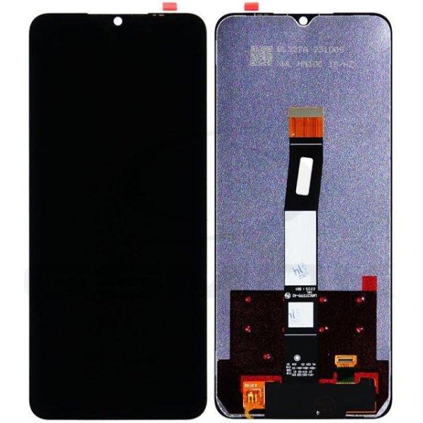 LCD kijelző érintőpanellel (előlapi keret nélkül) Xiaomi Poco C40 fekete