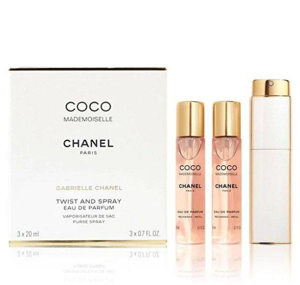 Chanel Coco Mademoiselle - EDP 20 ml (újratölthető palack) + EDP
utántöltő 2 x 20 ml 60 ml