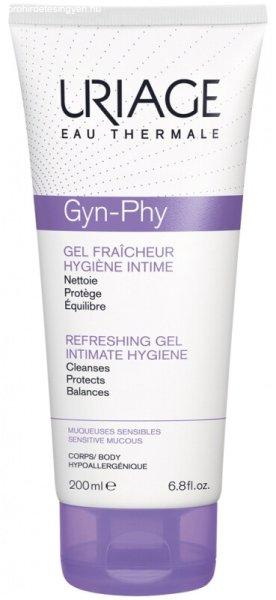 Uriage Frissítő intim mosakodó gél Gyn Phy (Refreshing Gel
Intimate Hygiene) 200 ml