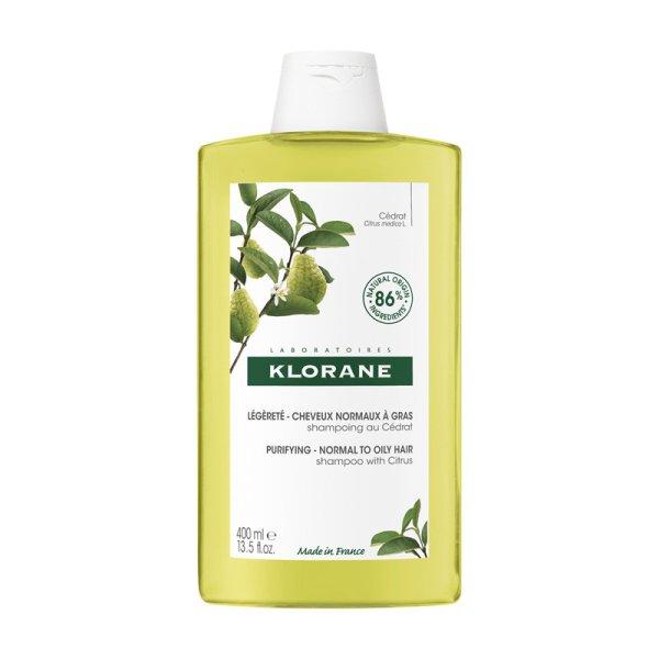 Klorane Sampon férfiaknak normál és zsíros bőrre
Citrom (Purifying Shampoo) 400 ml