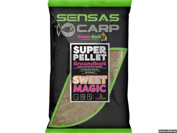 Sensas Super Pellet Groundbait Etetőanyag Sweet Magic 1Kg