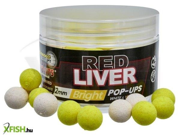 Starbaits Pop Up Bright Red Liver Máj 50 g 16 mm