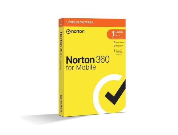 Norton 360 for mobile antivírus 1 éves előfizetés mobiltelefonra