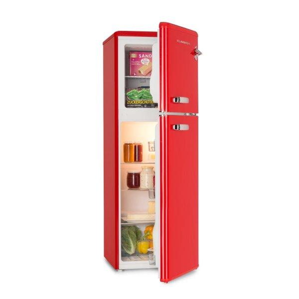 Klarstein Audrey, kombinált hűtő-fagyasztó, 97l/39l, Retro-Look, 2 szintes
