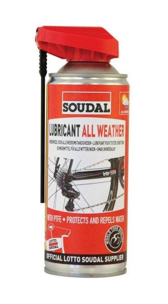 Soudal All Weather (négy évszakos) univerzális kerékpár kenőanyag 400ml