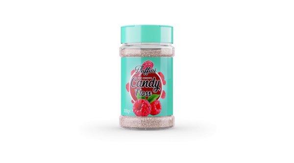 Málna ízesítésű vattacukor alapanyag 300 g