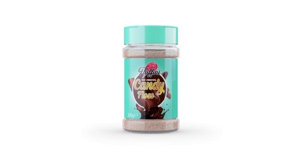 Csokoládé ízesítésű vattacukor alapanyag 300 g