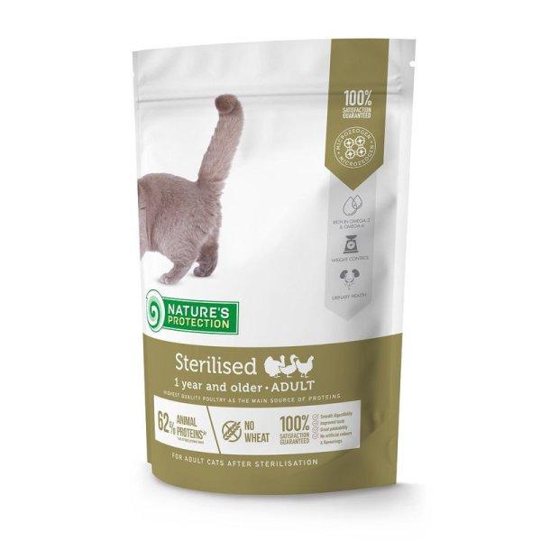 Natures Protection Cat Adult Sterilised Poultry 400g