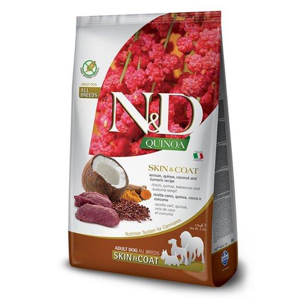 N&D Quinoa Dog Skin & coat vadhús & kókusz adult medium & maxi 7kg