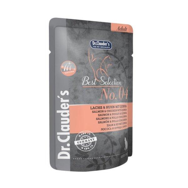 Dr.Clauders Best Selection Cat No4 alutasak lazac & csirke quinoával - Hair &
Skin 85g