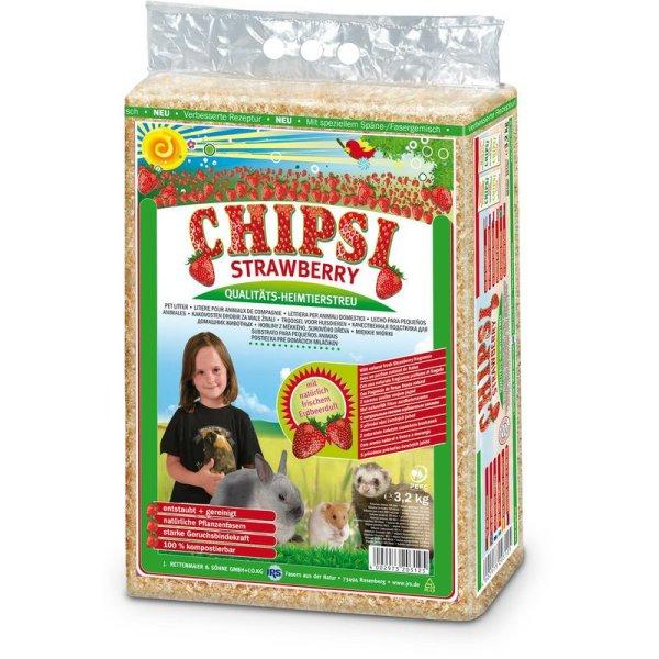 Chipsi Forgács Epres 60l, 3,2kg