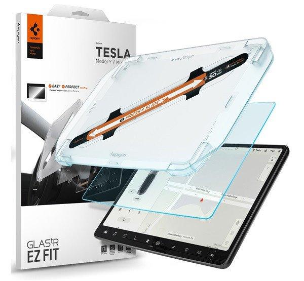 Spigen Tesla EZ Fit Refill Anti Glare kijelzővédő fólia (Model Y/3) (1db)