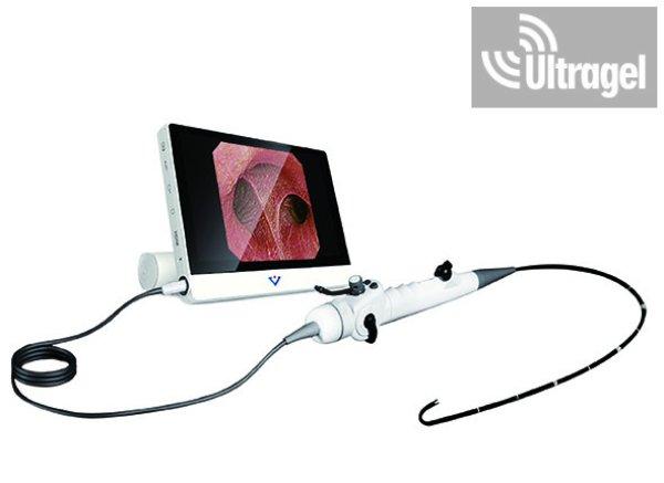 Vision EF flexibilis Laringo Fiberoscope - Rhino laryngoscope 10"HD
monitorral