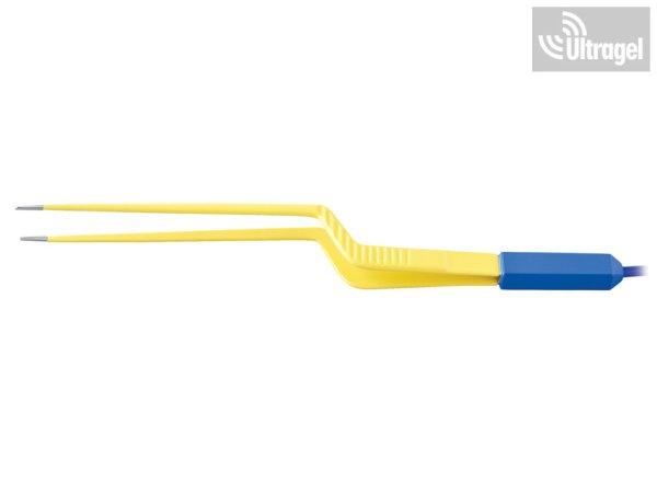 Bipoláris bayonett hajlított, 20cm, csipesz - egyszerhasználatos