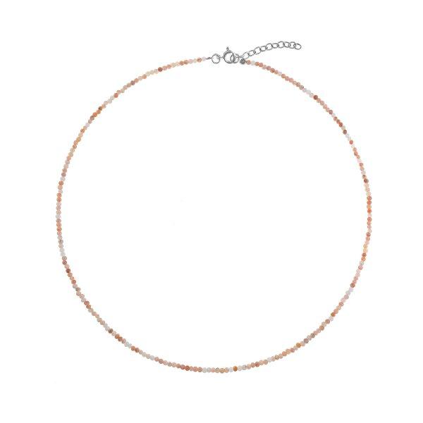 AGAIN Jewelry Gyöngy nyaklánc narancssárga holdkőből
AJKNA001