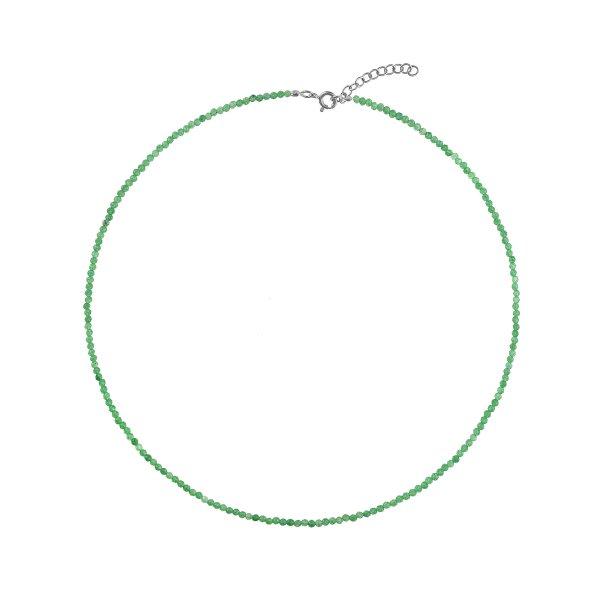 AGAIN Jewelry Smaragd gyöngy nyaklánc AJKNA006