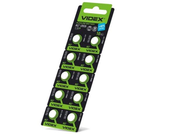 Videx AG7/LR926 45mAh alkáli gombelem (darabár  min. rendelhető mennyiség 10
db)