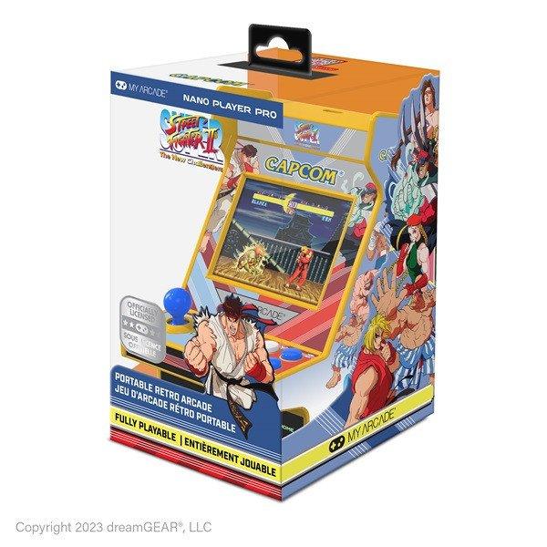 MY ARCADE Játékkonzol Super Street Fighter II Nano Player Pro Retro Arcade
4.8" Hordozható, DGUNL-4184