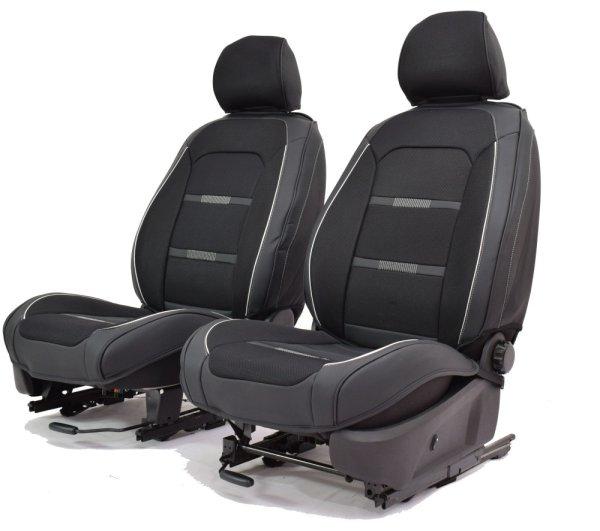 Hyundai I20 Morpheus Bőr/Szövet Méretezett Üléshuzat -Fekete- 2 Első
Ülésre