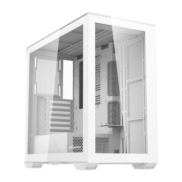 Dakflash DLX4000 számítógépház üveg (fehér)