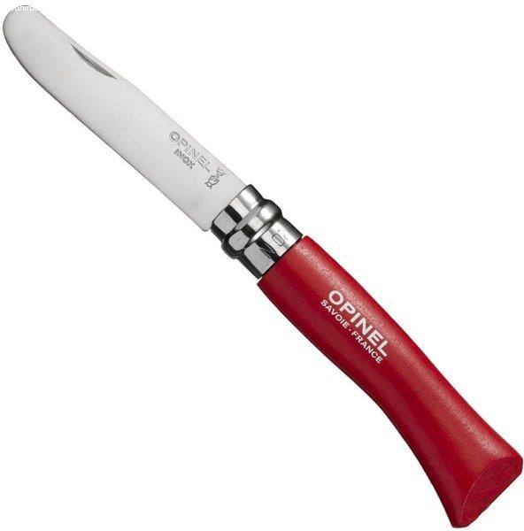 Opinel VRI N°07 piros gyerek kés