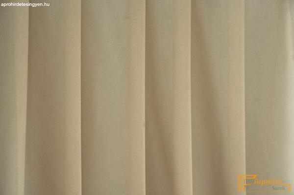 (15 szín) VALLETTA selyem-voile fényáteresztő függöny - Mogyoró