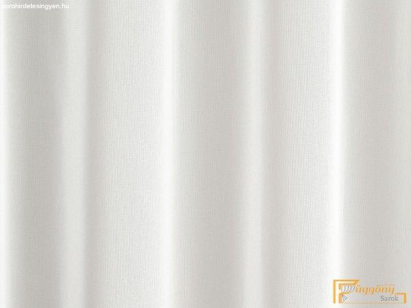 (6 szín) Perla selyemfényű kötött voile fényáteresztő-01 Fehér