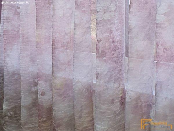 (2 szín) Lucinda fényáteresztő függöny-Rózsaszín