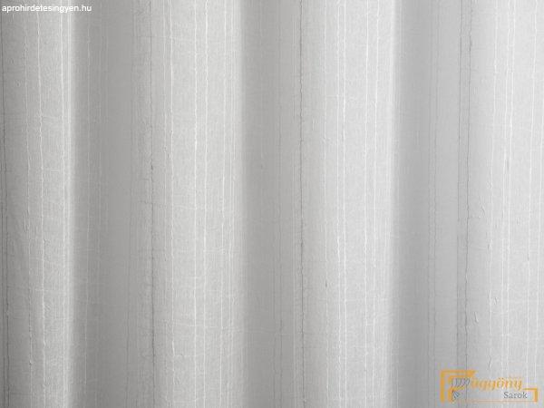 (3 szín) Nilufe fényáteresztő függöny- Fehér fehér csíkozással +
vékony szürke csík