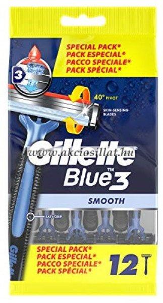 Gillette Blue3 Smooth eldobható borotva 12db-os