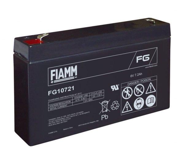 Fiamm FG10721 6V 7.2Ah T1 akkumulátor