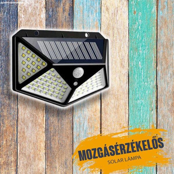 Solar mozgásérzékelős fali lámpa 100 Led SH-100