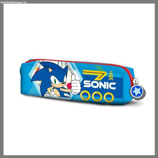 Sega- Sonic szögletes tolltartó, kék ZT06023