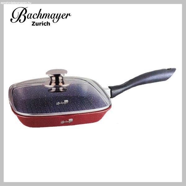 Bachmayer Tapadásmentes márvány bevonatú grill serpenyő Burgundi 28 cm
BM-7852-28