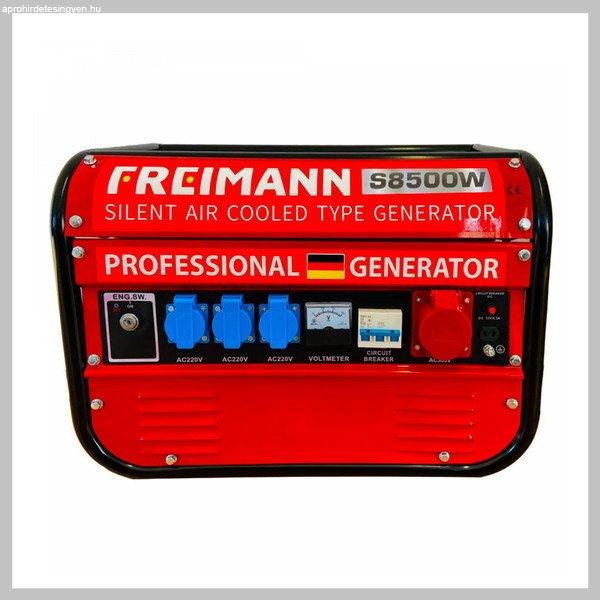 Freimann 2200W Professzionális léghűtéses benzingenerátor FM-S8500W
