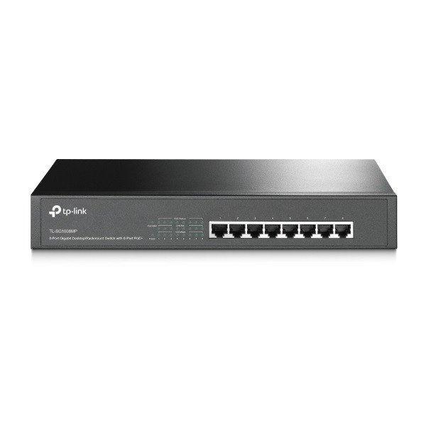 TP-Link Switch PoE - TL-SG1008MP (8 port 1Gbps; 8 af/at PoE port; 126W)