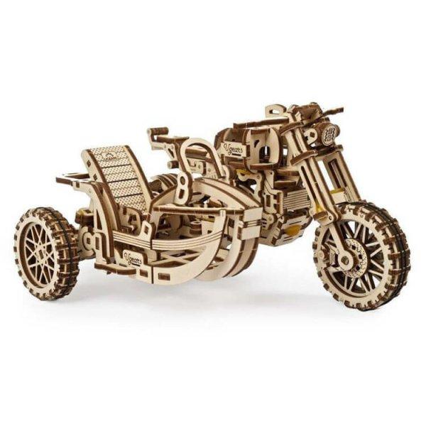 UGEARS - Oldalkocsis motor (mechanikus 3D modell)