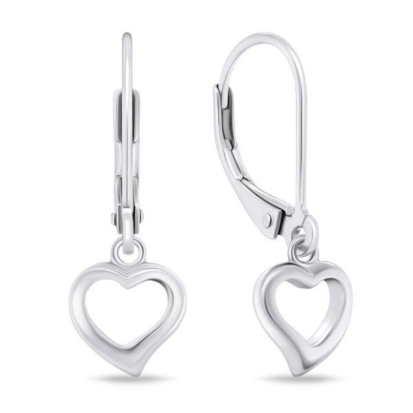 Brilio Silver Romantikus ezüst szív fülbevaló Szív
EA729W