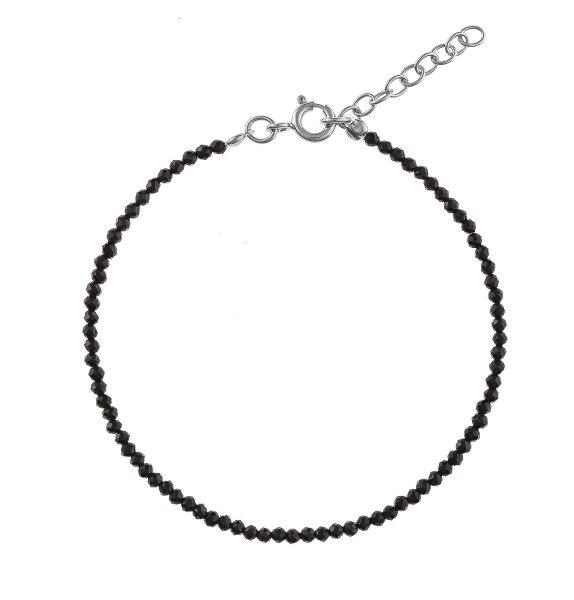 AGAIN Jewelry Fekete spinell gyöngy karkötő AJKNR010