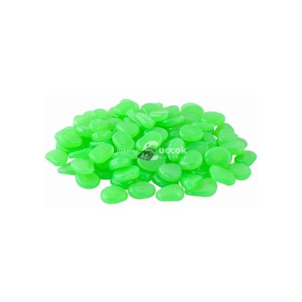 Fluoreszkáló díszkavicsok - - Zöld