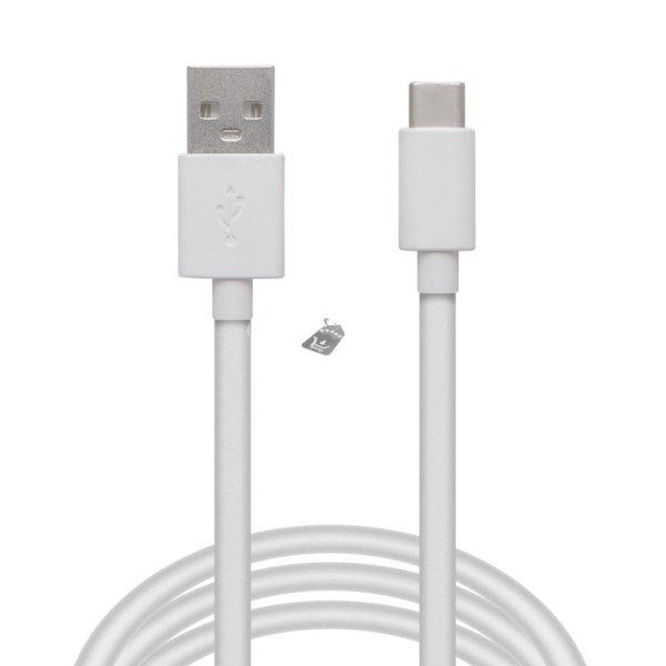 Delight Adatkábel - USB Type-C - fehér - 2 m
