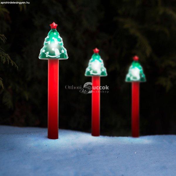 Garden of Eden LED-es szolár lámpa - fenyőfa