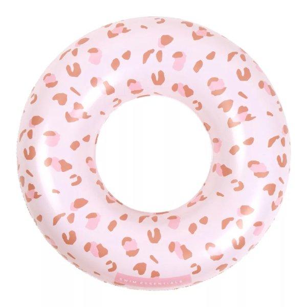 Swim Essentials gyerek úszógumi - Old Pink leopard 55 cm