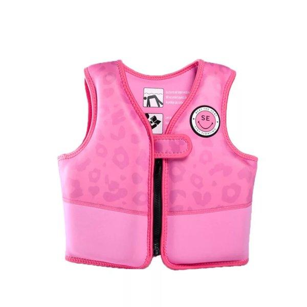 Swim Essentials Úszómellény (2-3 év) - Pink leopard