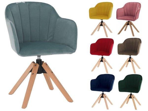TEM-Dalio Velvet modern forgó favázas fotel