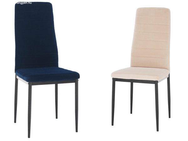 TEM-Coleta Nova Velvet fémvázas szék
