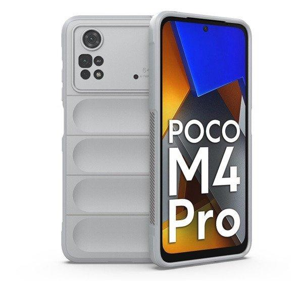 Szilikon telefonvédő (ütésállóság, kameravédő, 3D) VILÁGOSSZÜRKE
Xiaomi Poco M4 Pro 4G