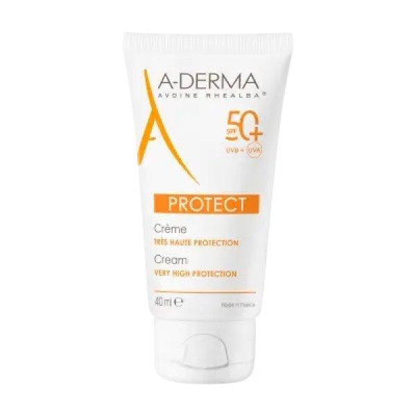 A-DERMA Védőkrém száraz bőrre SPF 50+ Protect (Sun
Cream) 40 ml